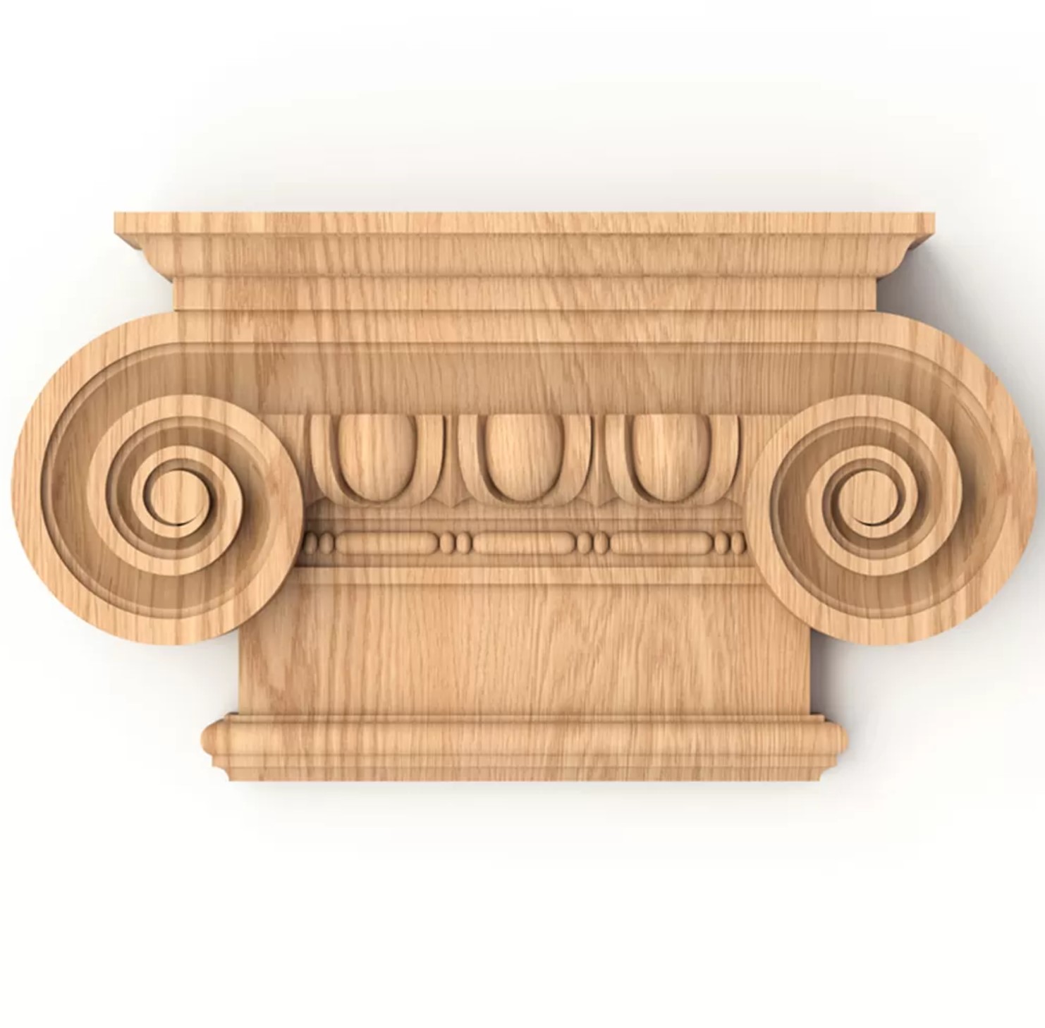 Wooden doric capital